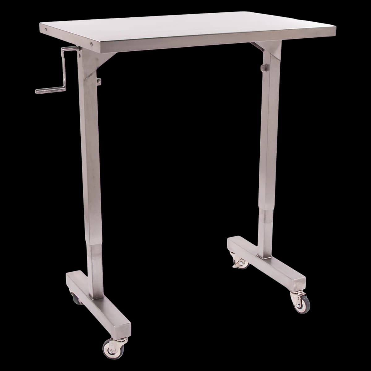 Blickman Industries Instrument Table, 36" x 20" Stainless Steel, Adjustable Height - Table Instr. 36x20 SS Adj - Image 1