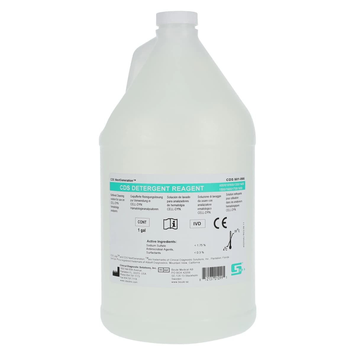 Cell-Dyn Detergent Consumable for Cell-Dyn 1400/1600/1700/1800 Hematology Analyzers - Detergent Cell-Dyne CDS - Image 1