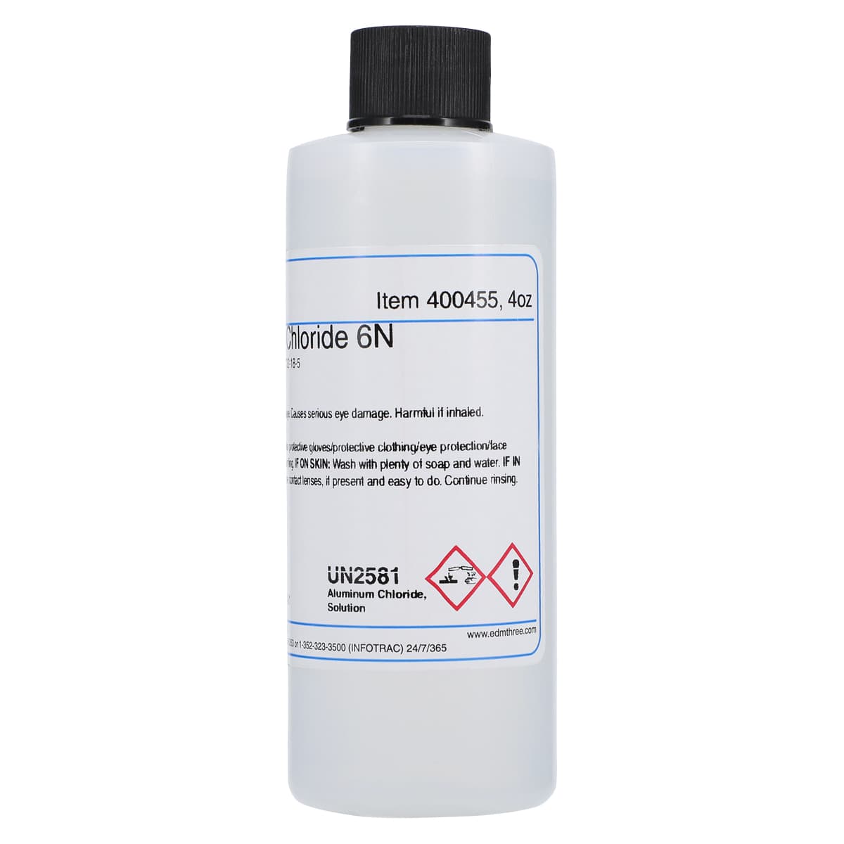 Aluminum Chloride Reagent 60% Solution, 4 oz Bottle thumbnail 3