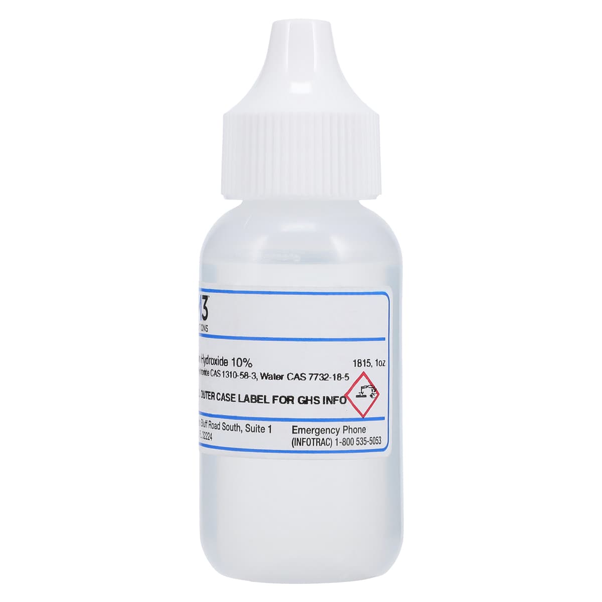 KOH 10% (Potassium Hydroxide) Reagent, 30 mL Bottle thumbnail 2