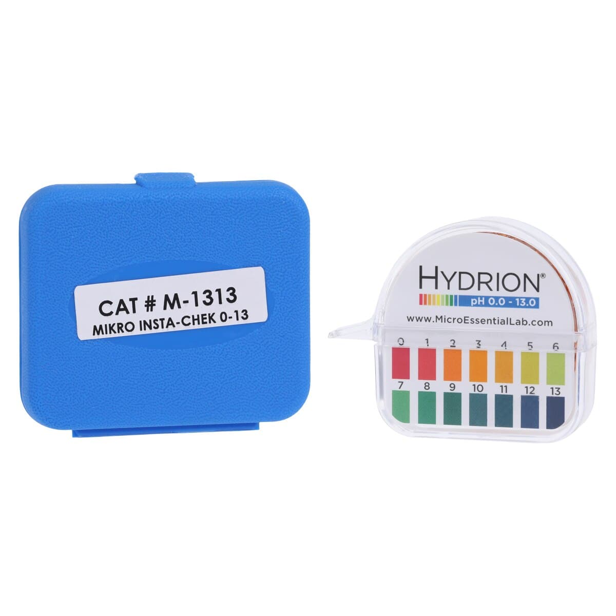 Hydrion Mikro pH Test Paper, Double Roll, 5/32" x 15', Range 0-13, with Color Chart - PH Test Paper-Dbl Rl 5/32"X15' - Image 1