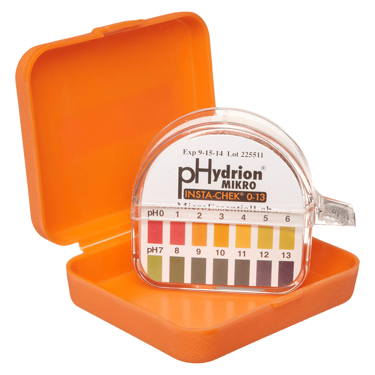 Hydrion Mikro pH Test Paper, Double Roll, 5/32" x 15', Range 0-13, with Color Chart thumbnail 2
