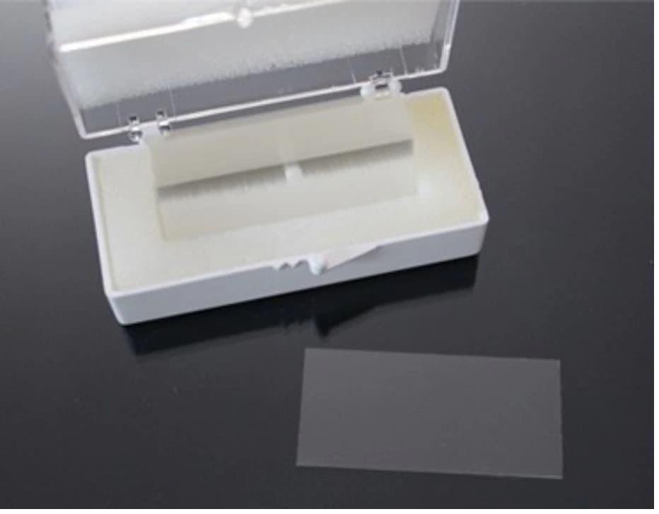 Azer Scientific Microscope Cover Glass No. 1, 24x50mm, Borosilicate Glass, 10/Case - Cover Glass No. 1 - Image 1