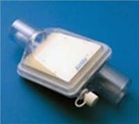 Airlife Hygroscopic Condenser Humidifier (HCH), Adult, Disposable, with Sample Port, 25/Case - HCH Adult Filter Smple Port - Image 1