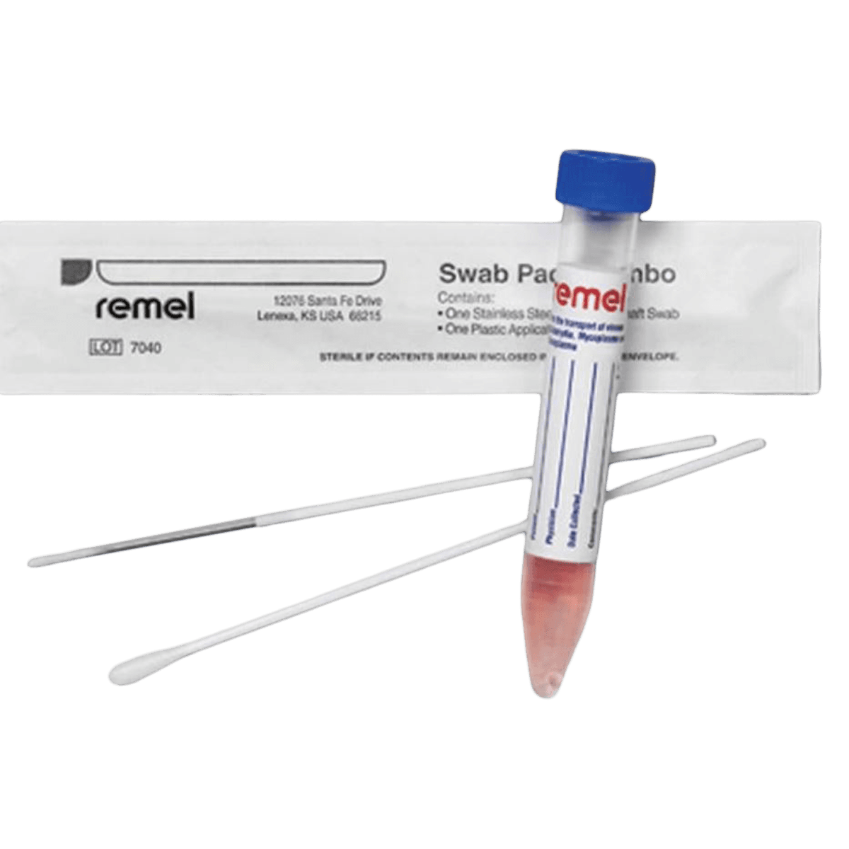Remel M4RT Universal Transport Medium Culture Swab Kit, Plastic/Stainless Steel, 3 mL, 100/Pk - M4RT Universal Swab - Image 1