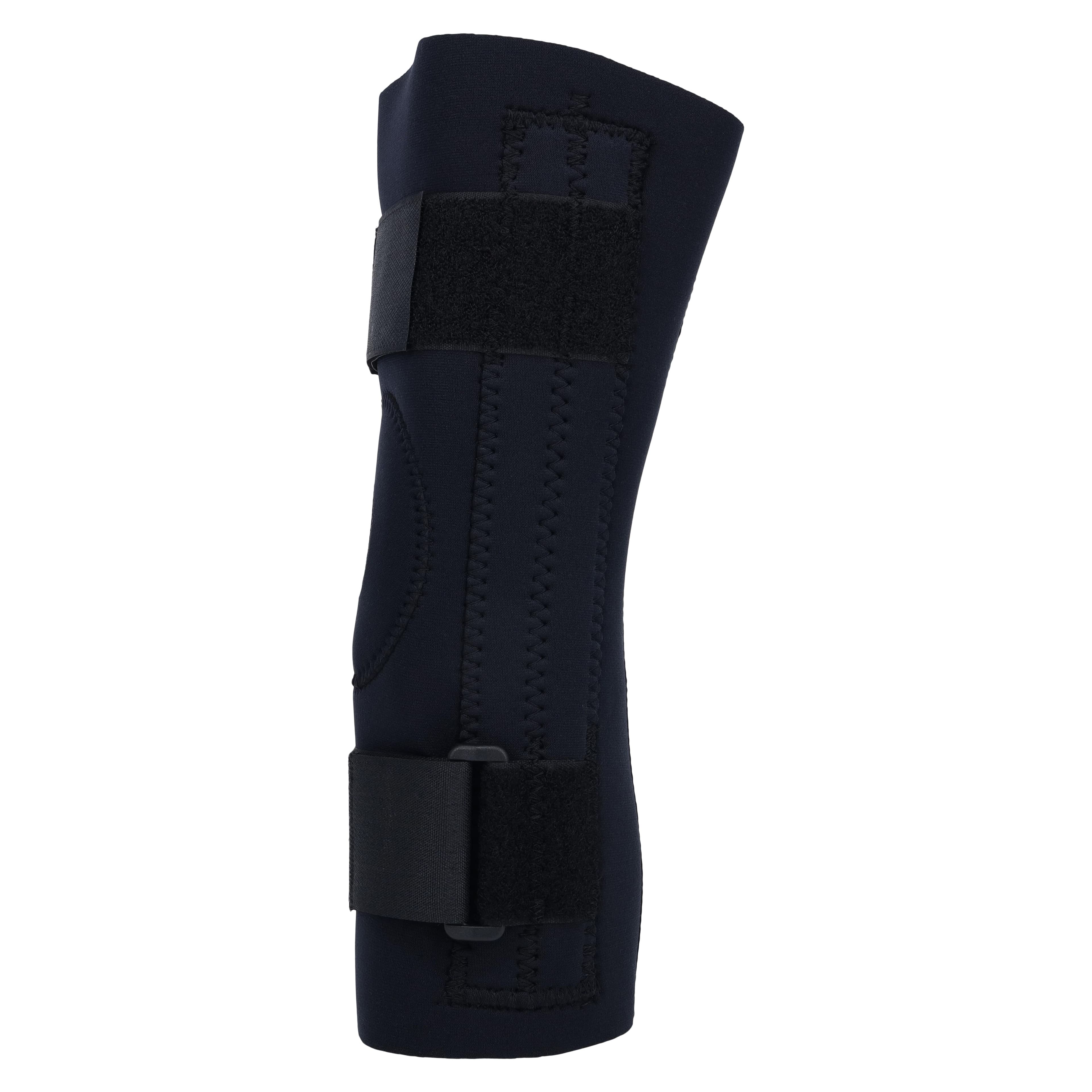DJO Stabilizing Support Knee Brace, Adult Neoprene, Black, Size Medium (18-20.5") thumbnail 2
