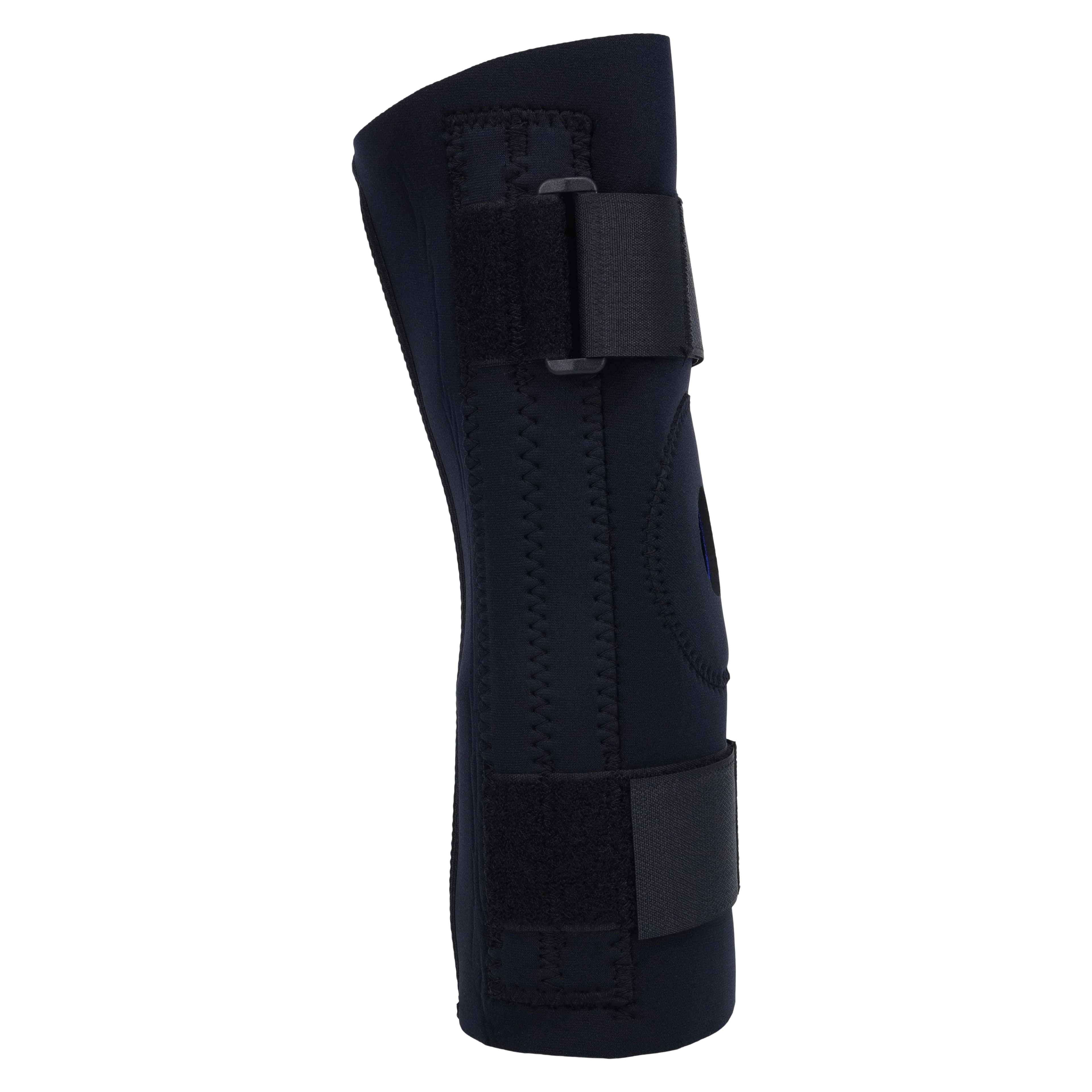 DJO Stabilizing Support Knee Brace, Adult Neoprene, Black, Size Medium (18-20.5") thumbnail 4
