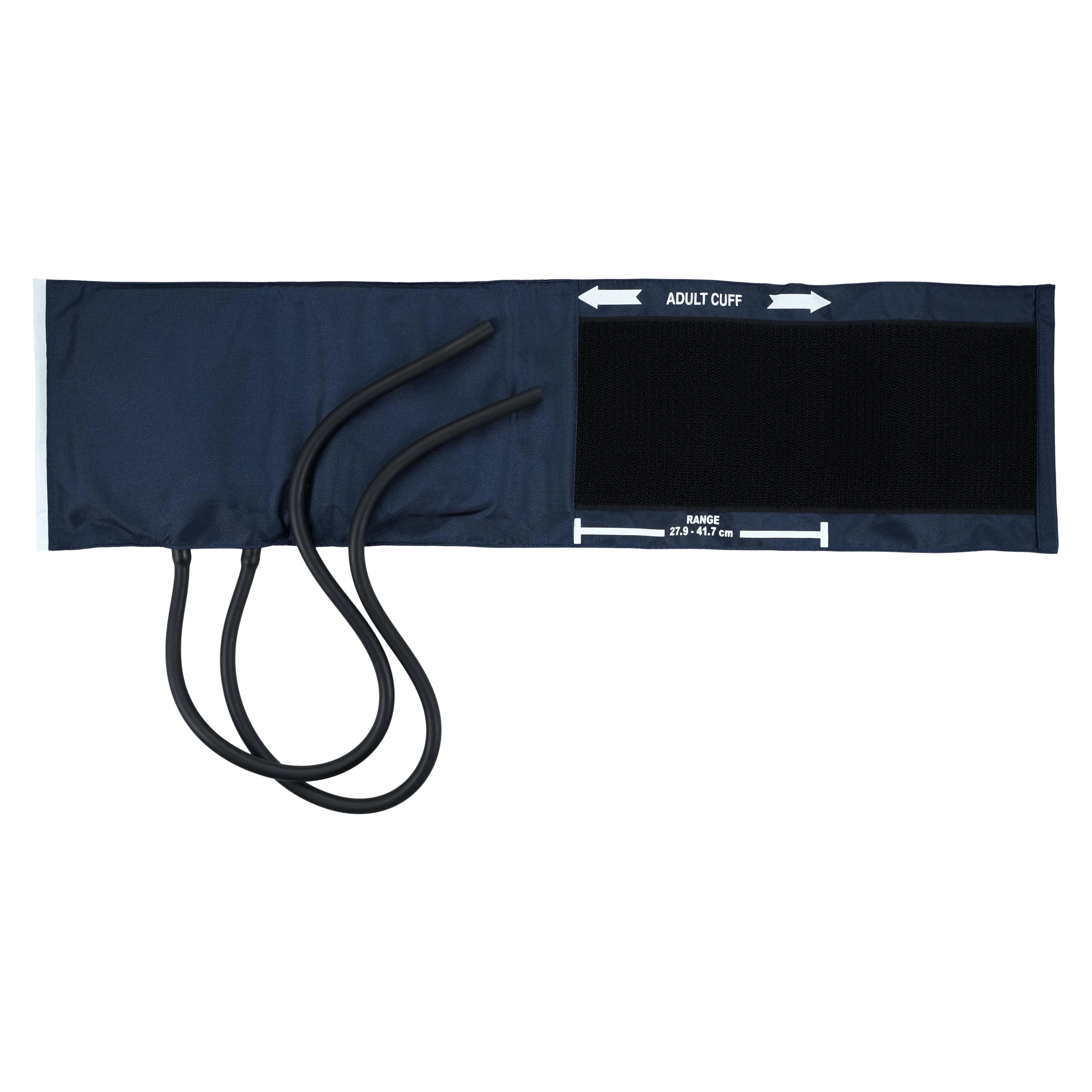 Mabis Blood Pressure Cuff & Bladder, Navy Blue, Latex, 2-Tube, 1/Each thumbnail 4