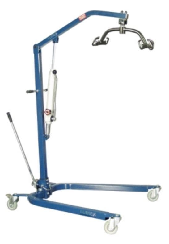 Graham-Field Hydraulic Patient Transfer Lift, 400 lb Capacity, Steel Base, 24.6"-43" - Lifter Patient Hydraulic - Image 1