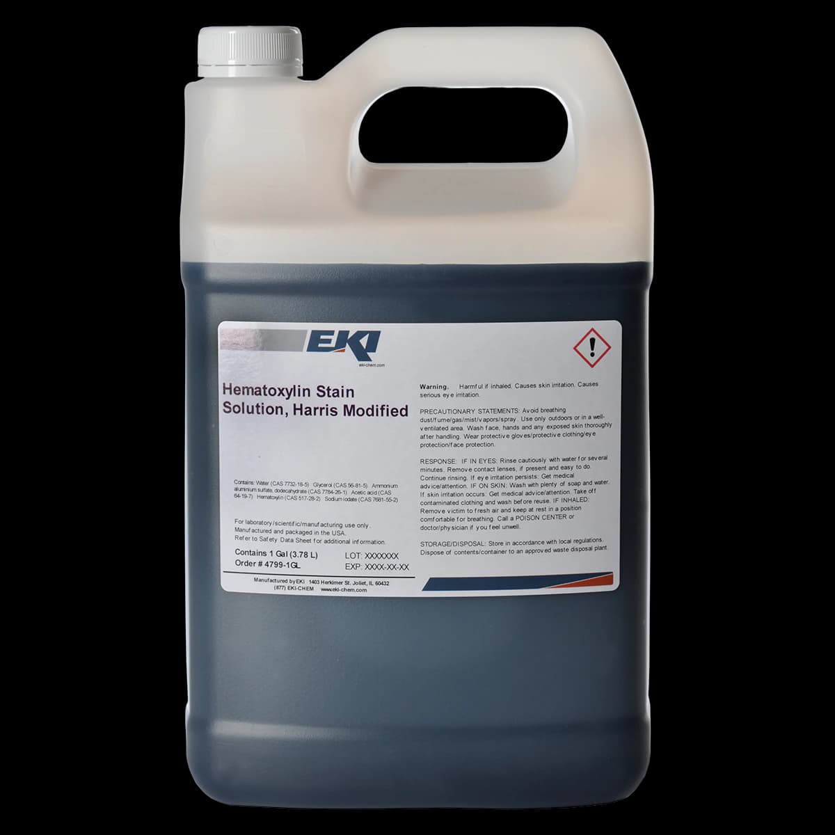 Harris Hematoxylin Stain, Modified, Dark Purple, 1 Gallon Bottle - Stain Harris Hematox Mod - Image 1