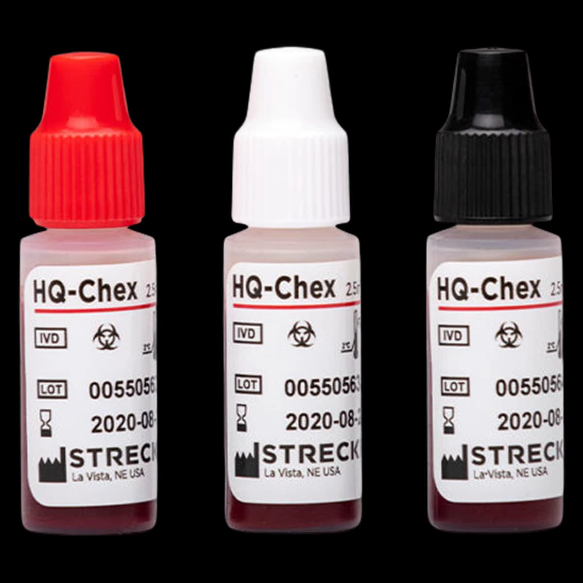 HQ-Chex Glucose/Hemoglobin Level 3 Control for HemoCue Analyzer, 6 x 2.5 mL - HQ-Chex (Control, L3) - Image 1