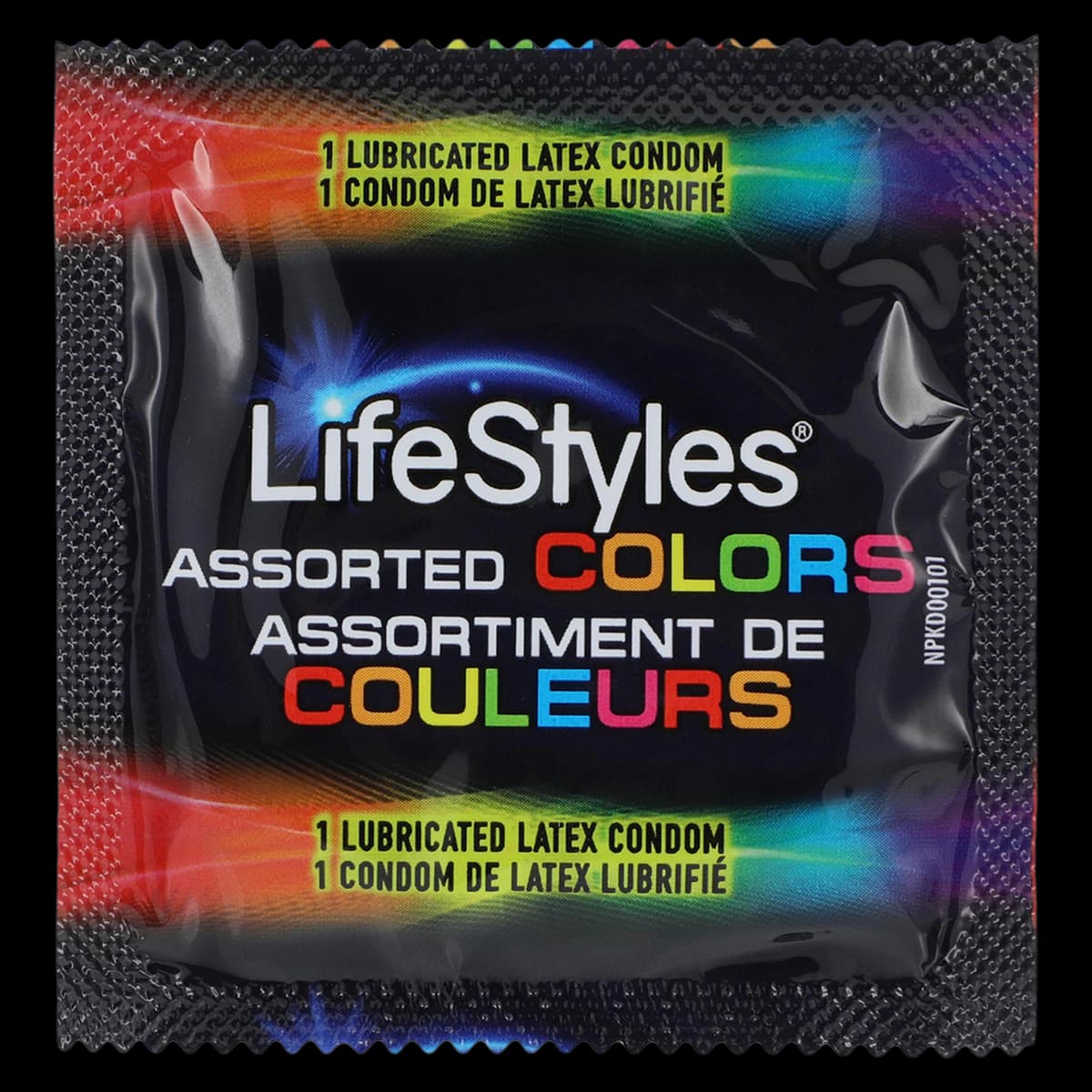 Lifestyles Lubricated Assorted Condoms, Disposable, 1008/Case - Condoms Lubricated Assort - Image 1