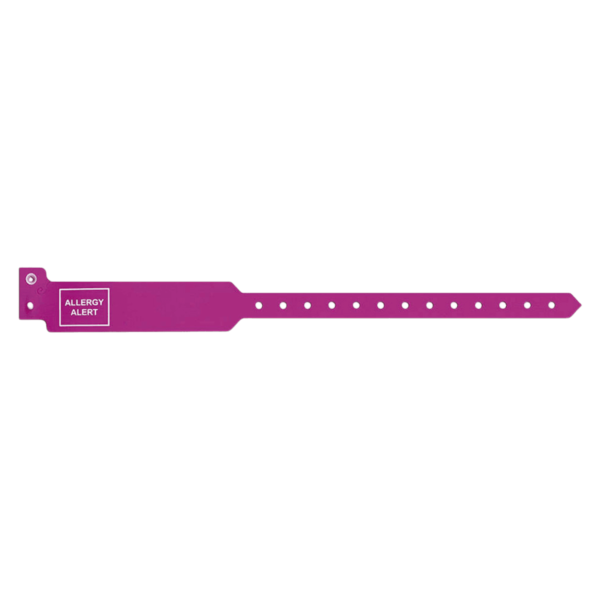 Sentry SuperBand Alert Wristband, Polyester, Permanent Snap, Pre-Printed, Adult, Purple, 11-1/2", Disposable, 250/Box - Wristband Identification Grape - Image 1