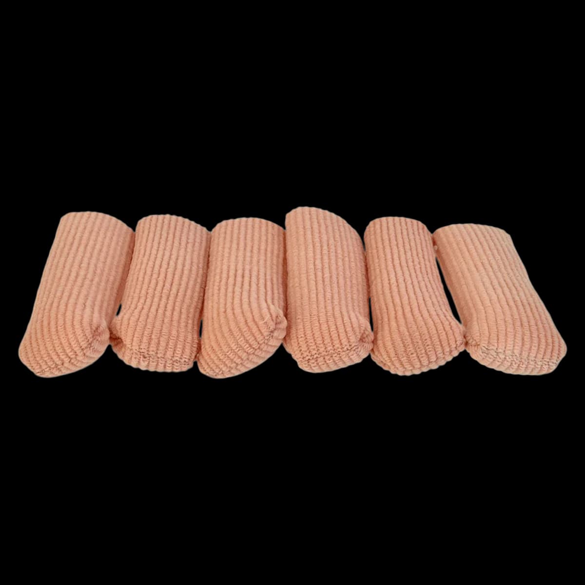 Silipos Digital Caps Mini, Gel Toe Protector Caps with Ribbed Knit Fabric and Mineral Oil - Digital Caps Mini - Image 1
