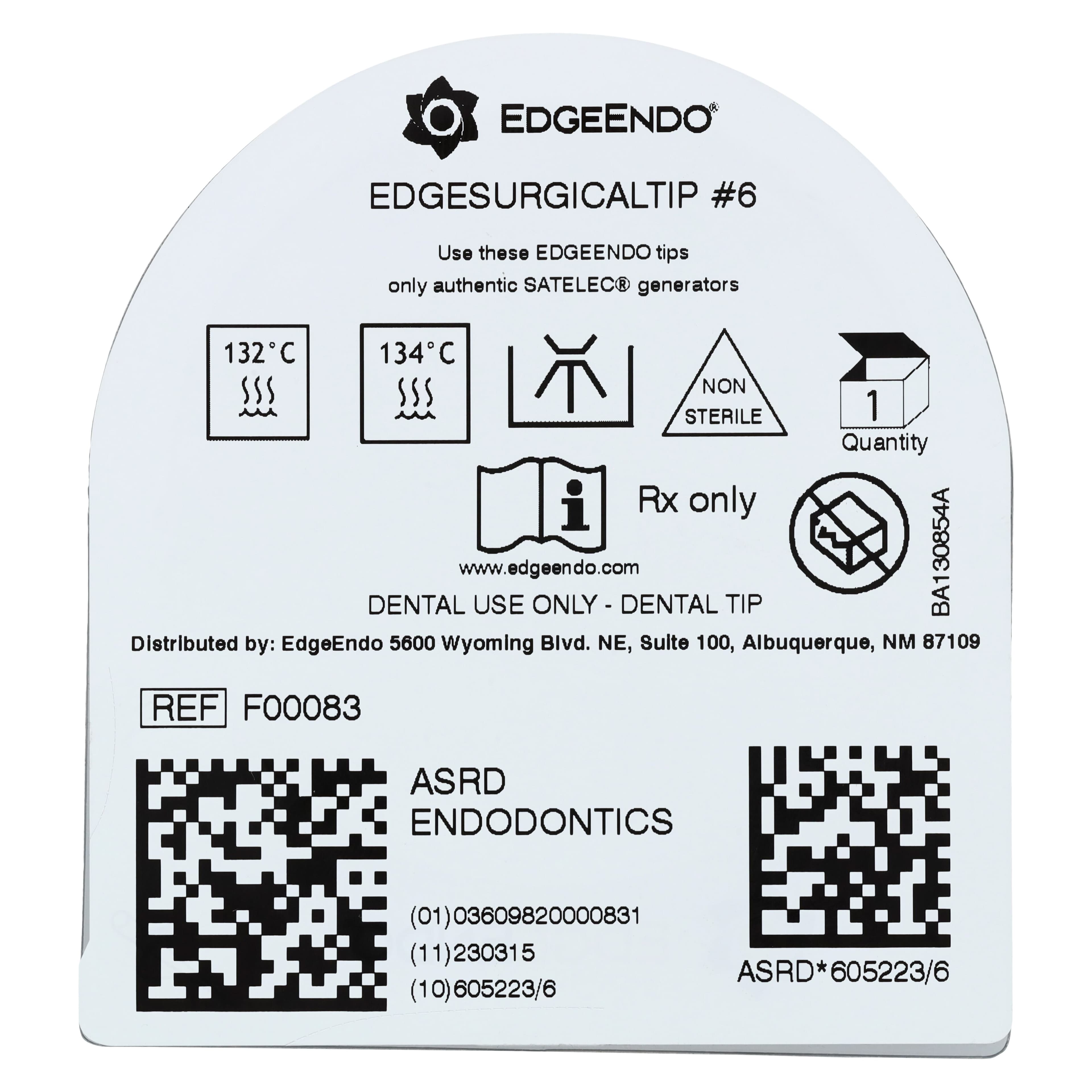 Edge Surgical Ultrasonic Tip #6, Right Angle, Diamond Coated, 3mm, Each thumbnail 2