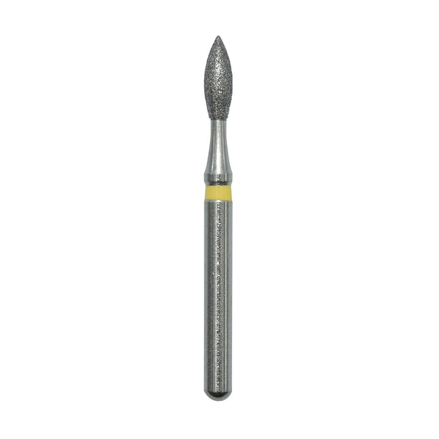 Edge Diamond Bur, Friction Grip, Extra Fine, Bud Shape, 257-018XF, 19.0 mm, 25/Box - Edge Diamond FG - Image 1