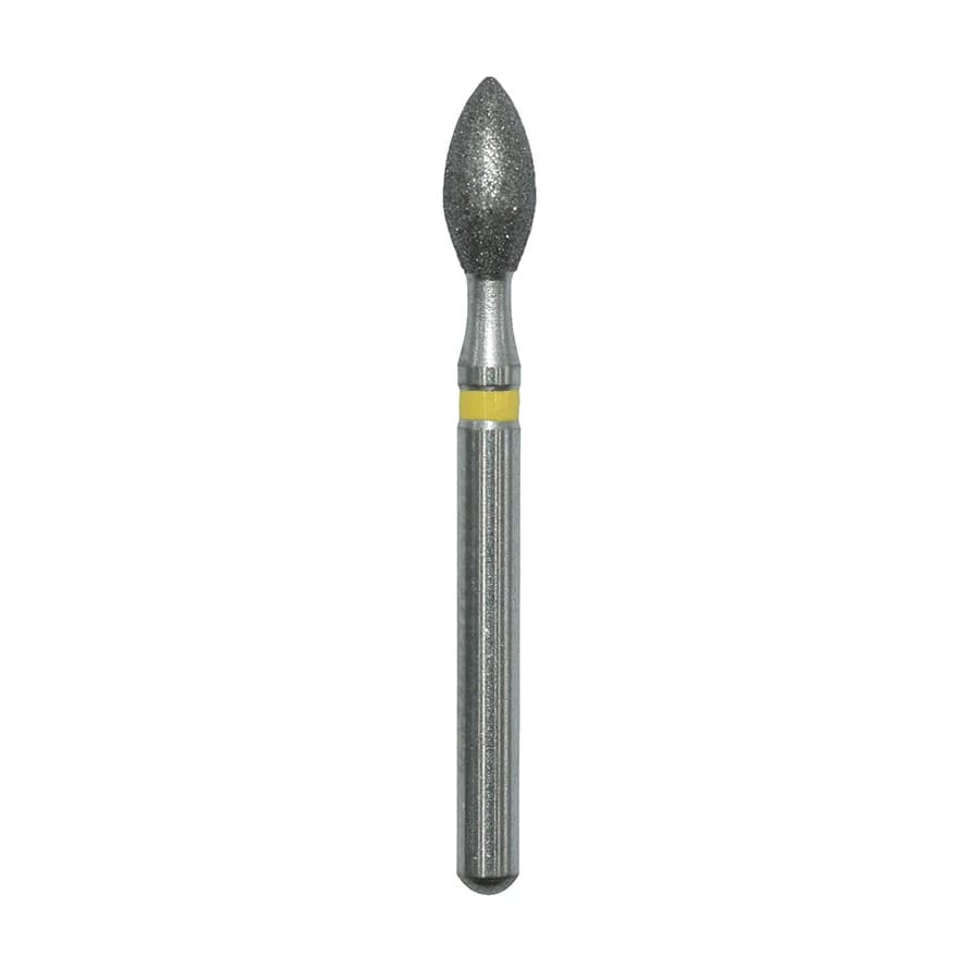 Edge Diamond FG Bur, Friction Grip, Fine Grit, Bud Shape, 368-023XF, 19.0 mm, 25/Box - Edge Diamond FG - Image 1