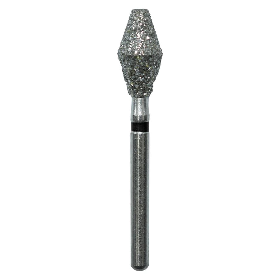 Edge Diamond FG Bur, Friction Grip, Super Coarse Barrel, 811-037SC, 21.0 mm, 25/Box - Edge Diamond FG - Image 1