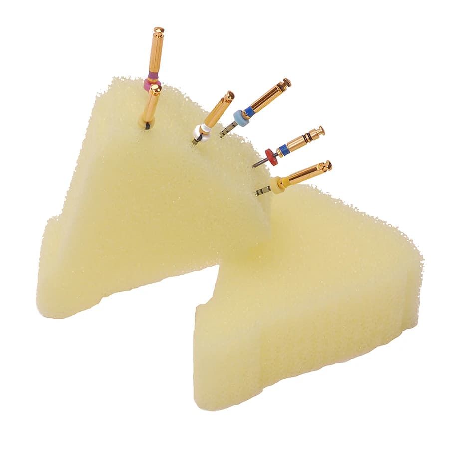EndoRing e-Foam Insert Refill, Yellow, Autoclavable, 48/Box - EndoRing e-foam Insert Refill - Image 1