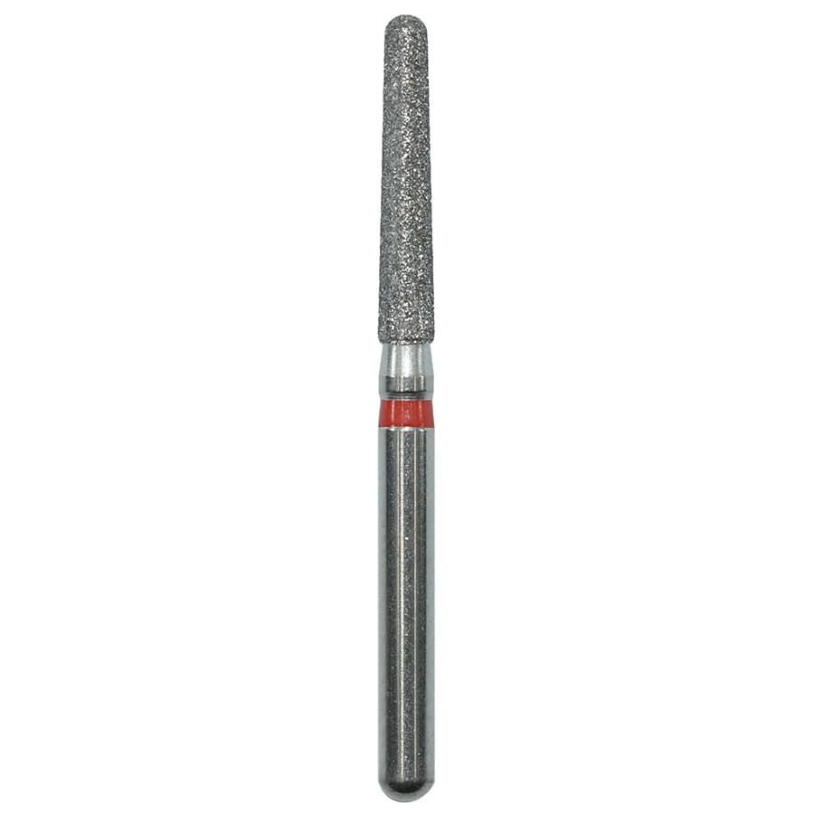 Edgeendo Long Round End Taper Diamond Bur, Friction Grip, Fine, 198L016F, 25/Box - Long Round End Taper 198L016F - Image 1