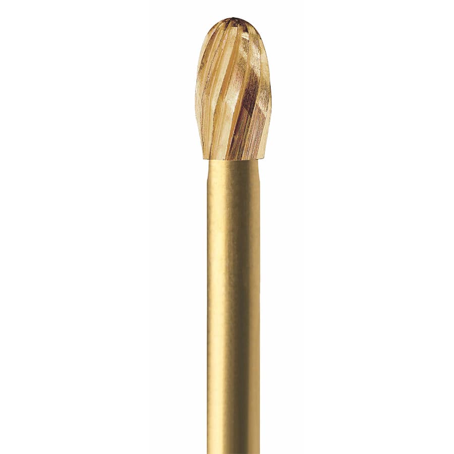 Edgeendo Finishing Carbide Bur, Safe End Taper, Friction Grip, OF1, 4.3 mm, 5/Package - Finishing Carbide Bur - Image 1