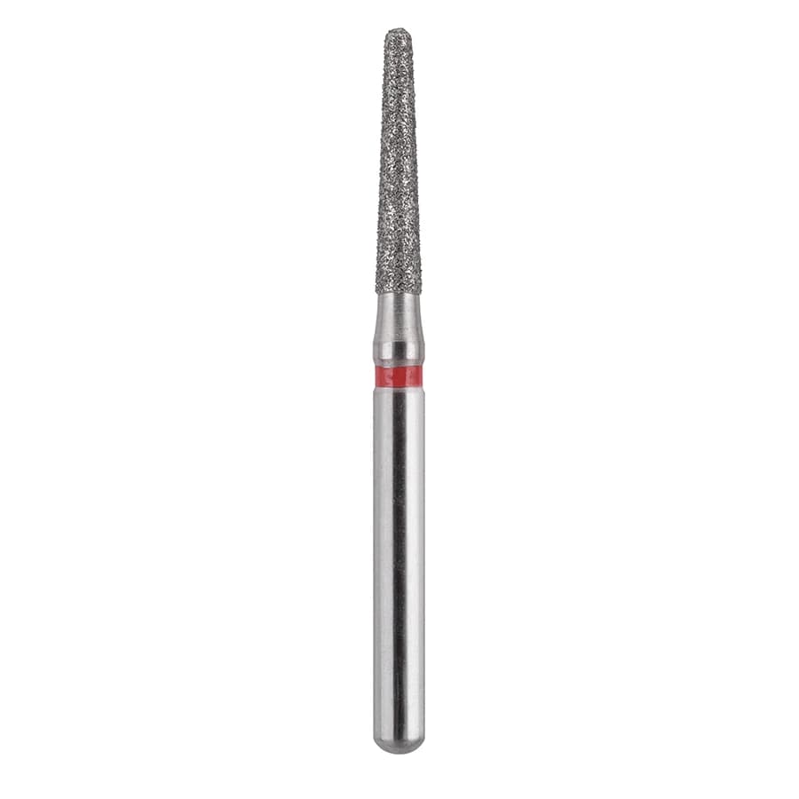 Edge Endo Diamond Round End Taper Bur, Friction Grip, Fine, 856-014F, 25/Box - Round End Taper 198014F - Image 1