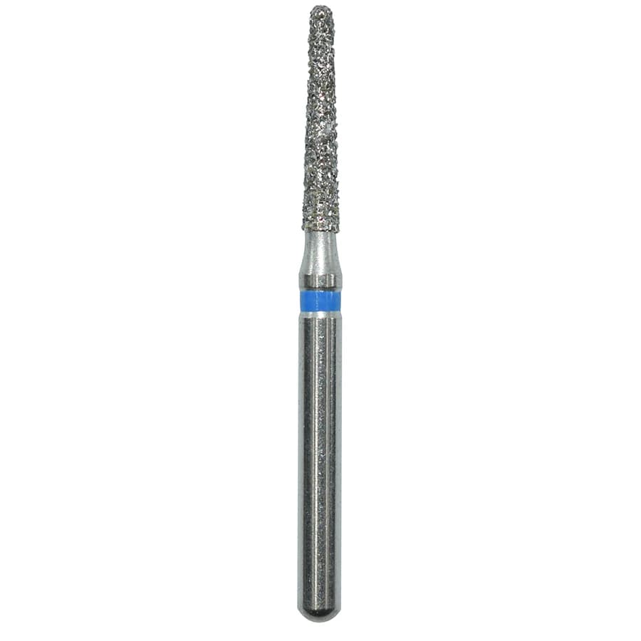 EdgeEndo Diamond Round End Taper Bur, Friction Grip, Medium, 856-014M, 25/Box - Round End Taper 198014M - Image 1
