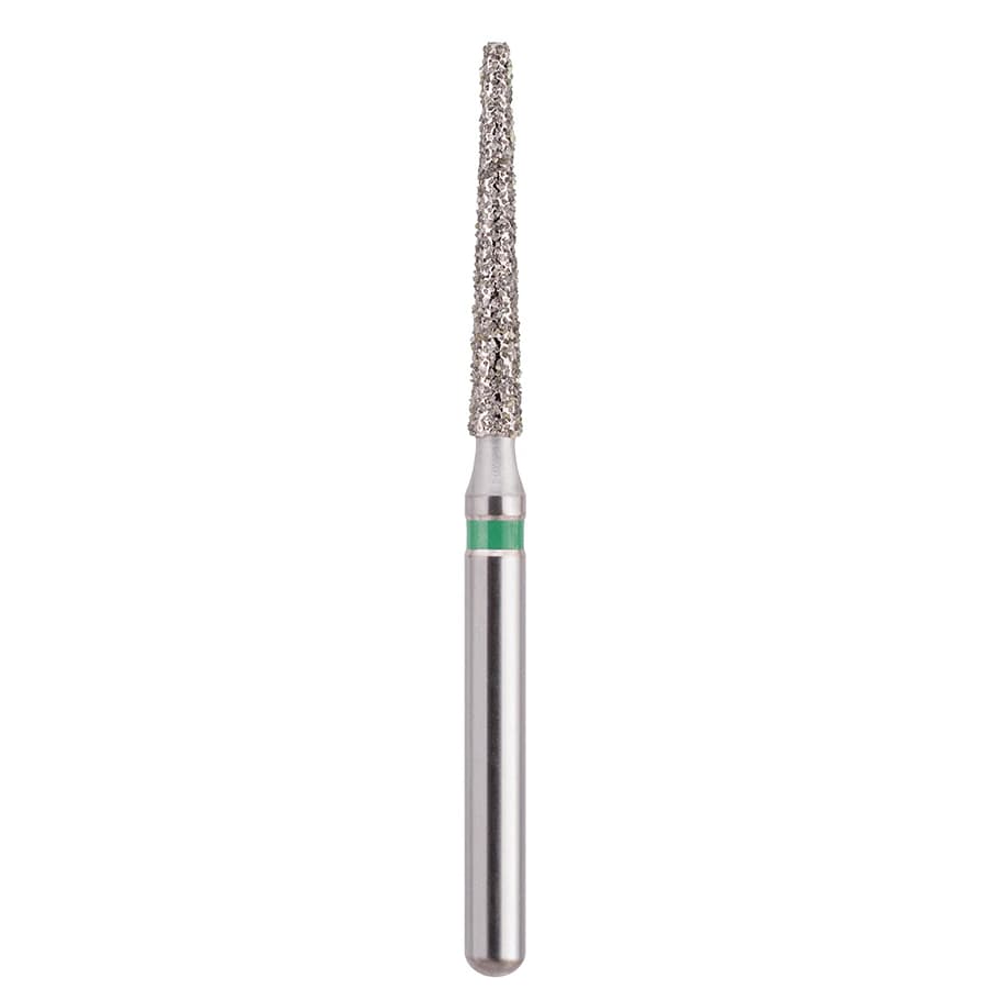 Edgeendo Diamond Round End Taper Bur, Friction Grip, Coarse, 850-014C, 25/Box - Round End Taper 199014C - Image 1