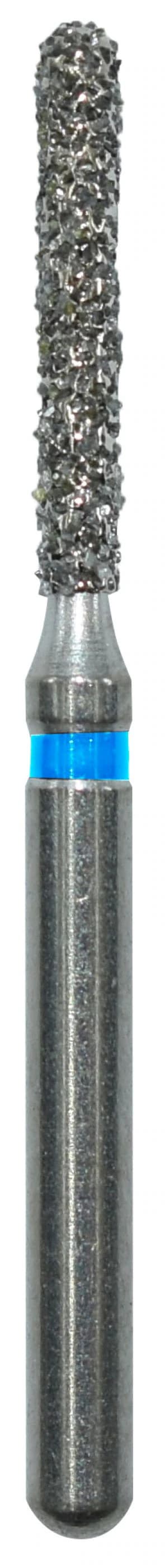 Edge Burs Diamond Bur, Friction Grip, Medium Round End Cylinder, 12.0 mm, 25/Package, 139-012m - Diamond Round End Cylinder - Image 1
