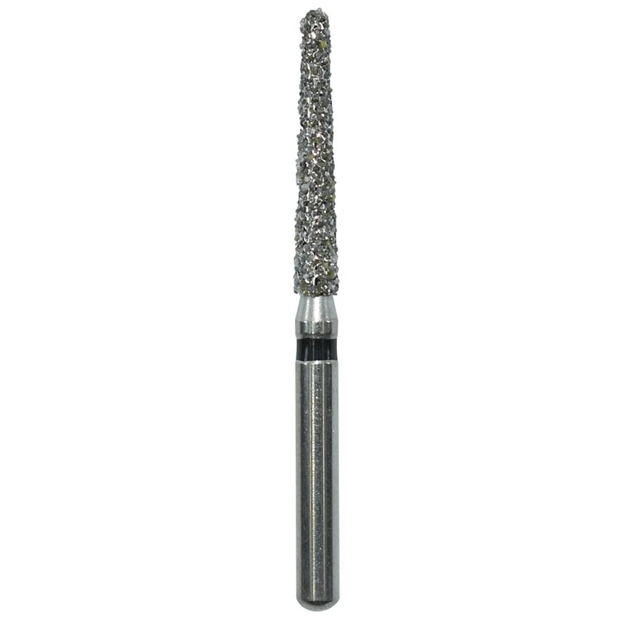 EdgeEndo Diamond Round End Taper Short Friction Grip Extra Coarse Bur, 850-014SC, 25/Box, 199014SXC - Round End Taper Short 199014SXC - Image 1