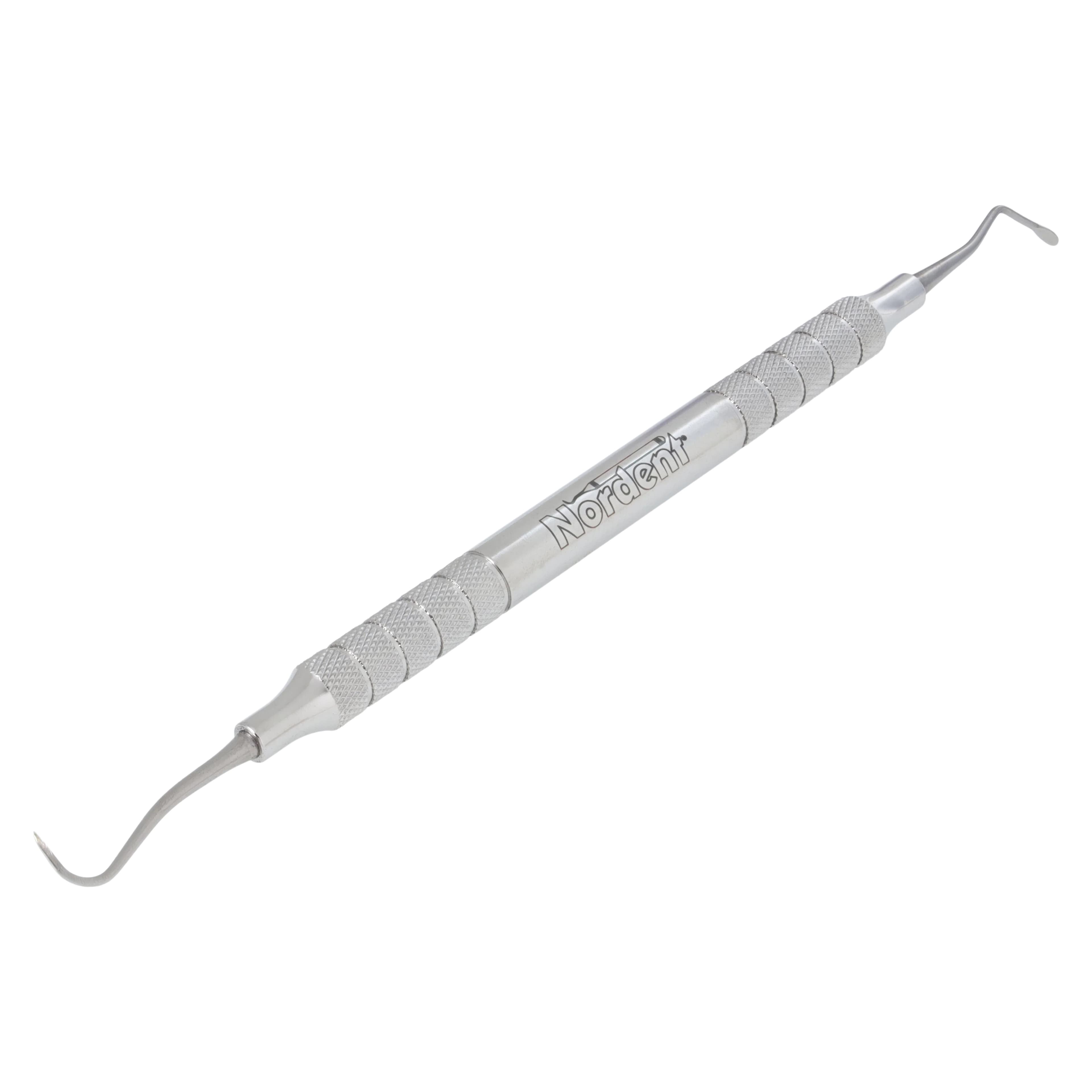Nordent Classic Scaler Double End Sickle/Spoon, Anterior, N1 Medium Round, 440A Stainless Steel, Silver, Each thumbnail 2