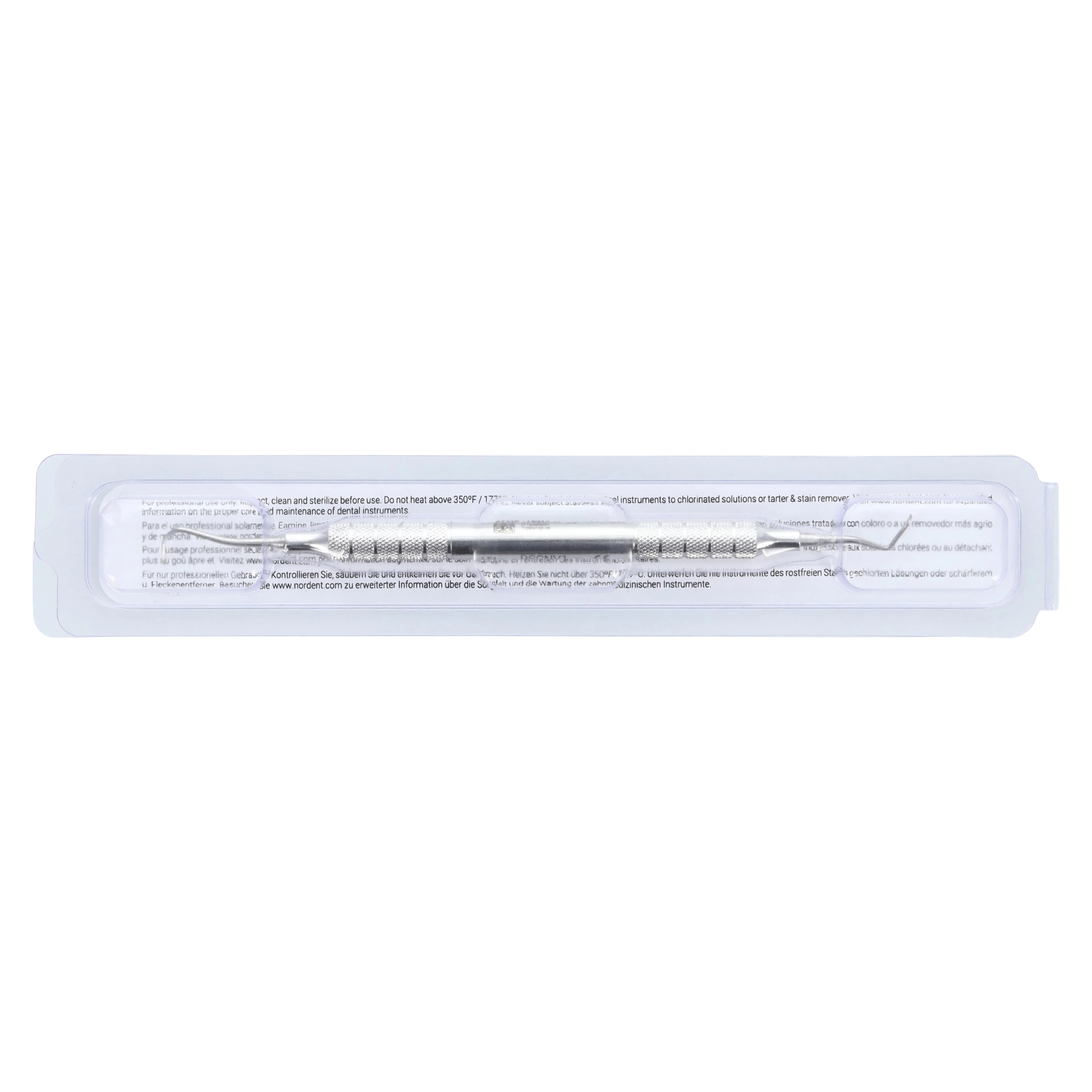Nordent Classic Scaler Double End Sickle/Spoon, Anterior, N1 Medium Round, 440A Stainless Steel, Silver, Each thumbnail 7