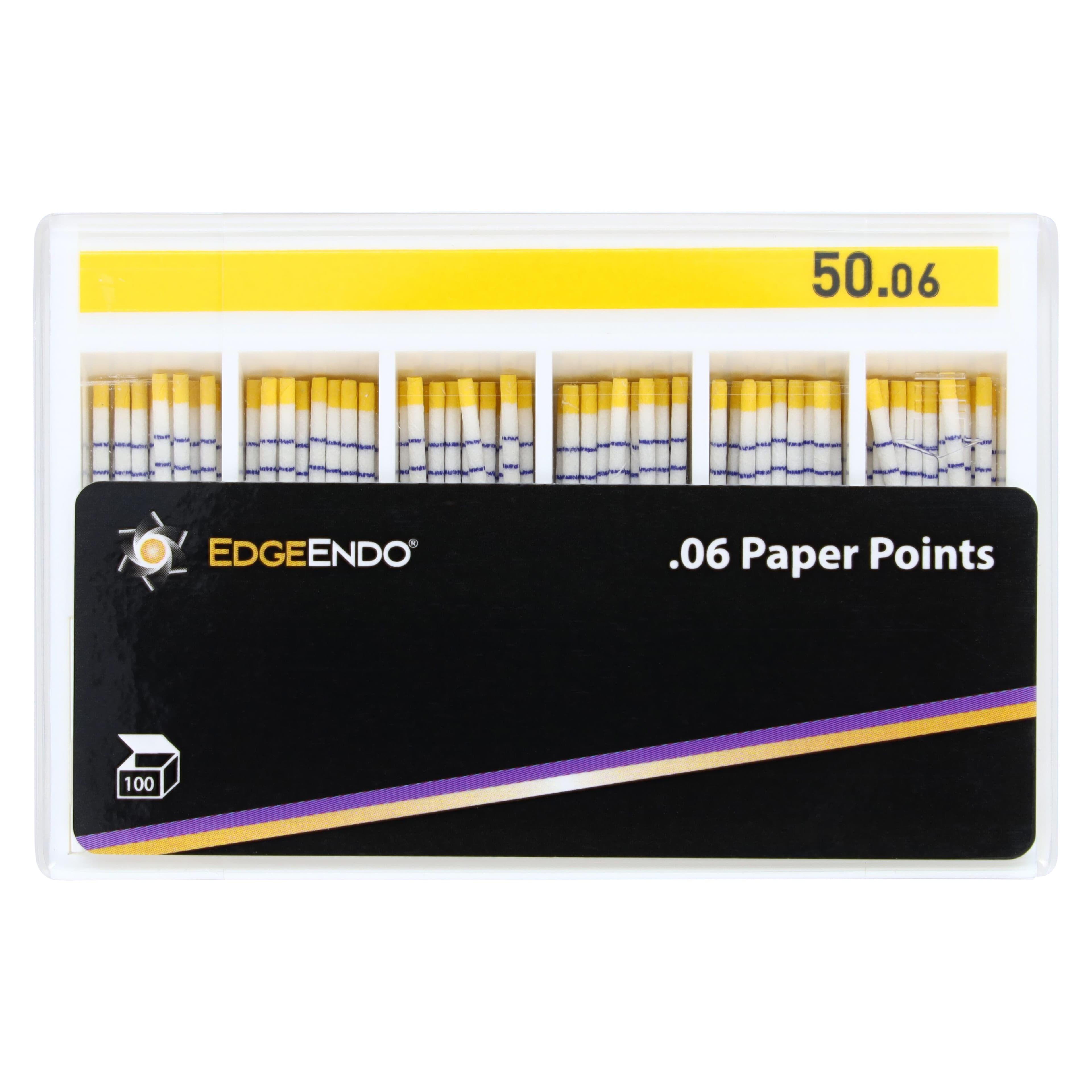 EdgeEndo 0.06 Paper Points, Size 50, 29mm, Sterile, 100/Box thumbnail 6