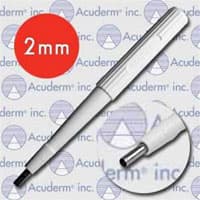 Acu-Punch Dermal Biopsy Punch, 2mm, Stainless Steel Blade, Sterile, Disposable, 50/Box - Biopsy Punch - Image 1