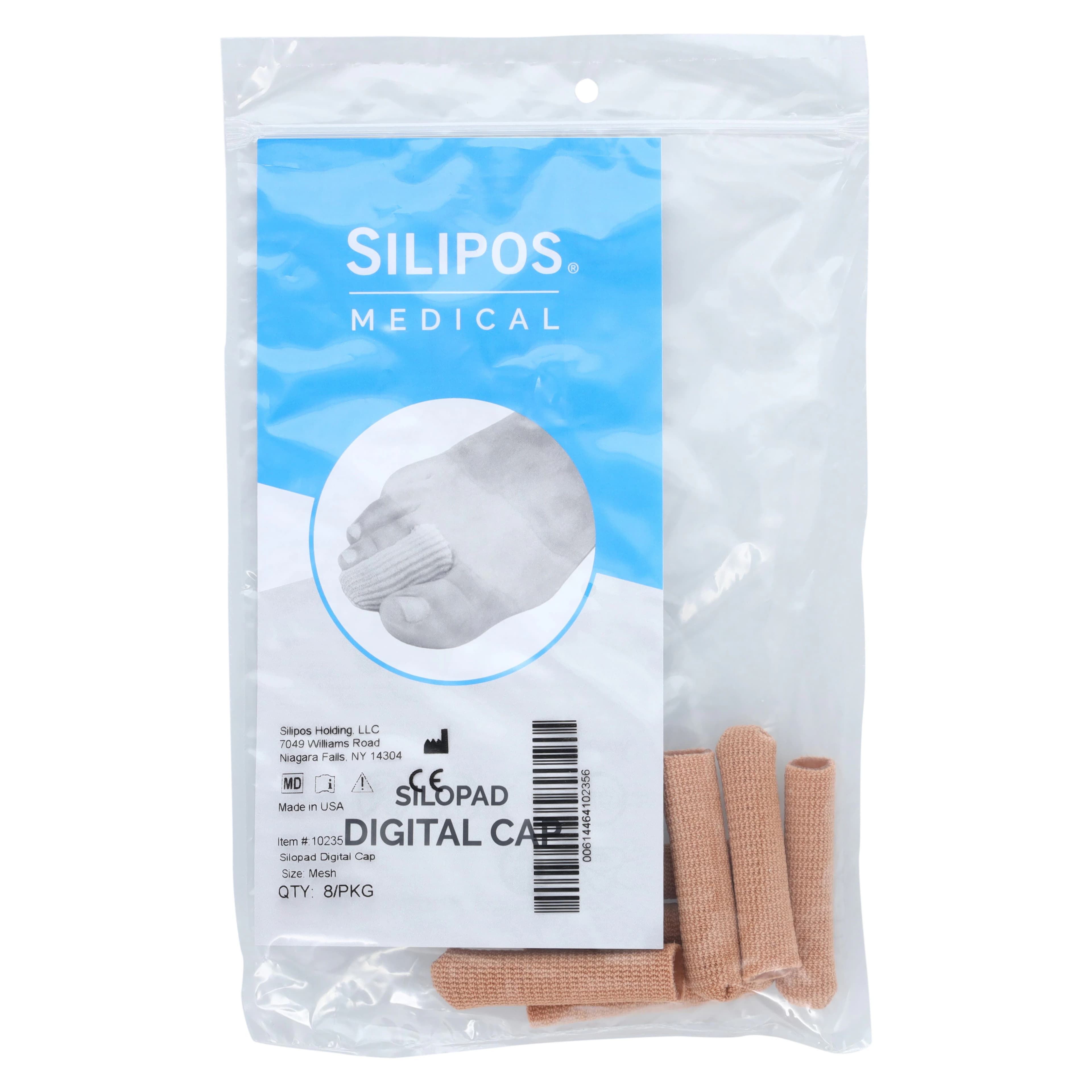 Silopad Digital Mesh Caps, Small/Medium, Gel/Mesh with Mineral Oil thumbnail 3