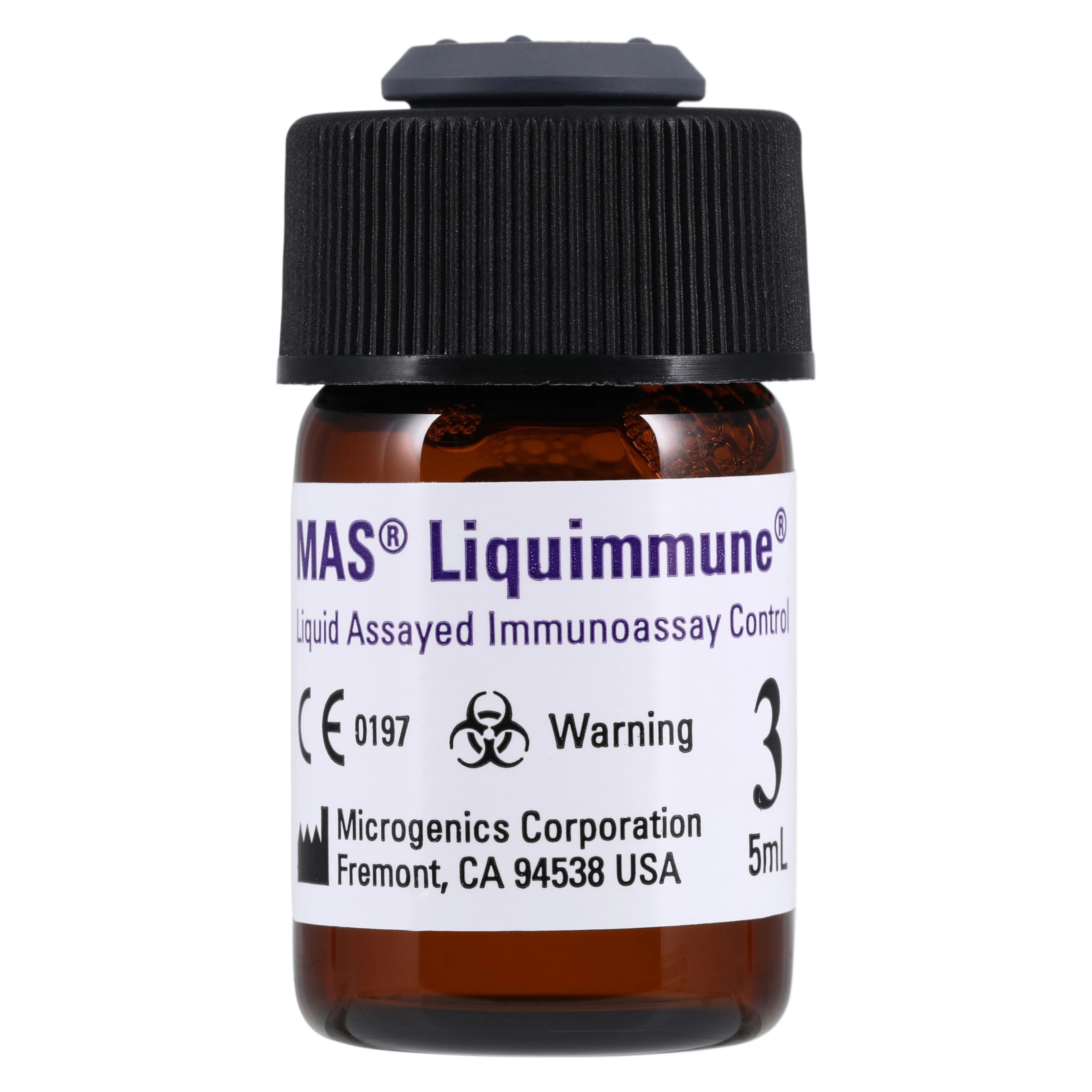Liquimmune MAS Assay Control Level 3, Multi-Analyte Immunology Control, 6 x 5 mL Vials, 2345473 - Liquimmune MAS Assay Cntrl Lv3 - Image 1