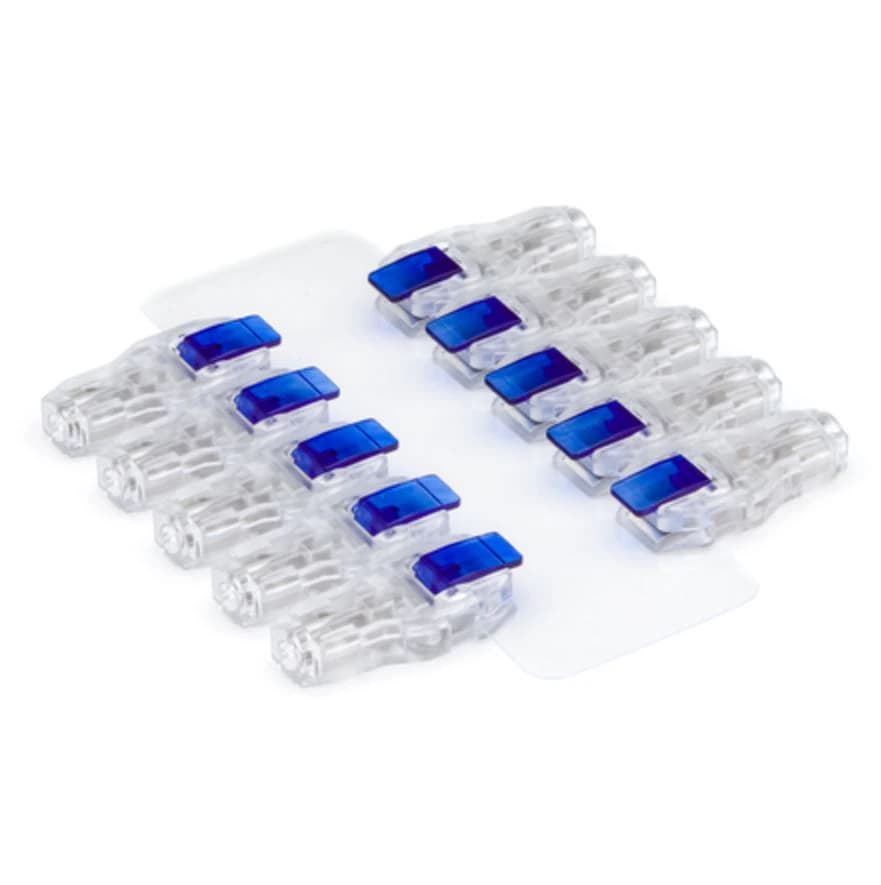 Clear Choice Lead Adaptor (Adapter Clip) for ECG/EKG Leadwire, 10/Package - Clear Choice Lead Adaptor - Image 1