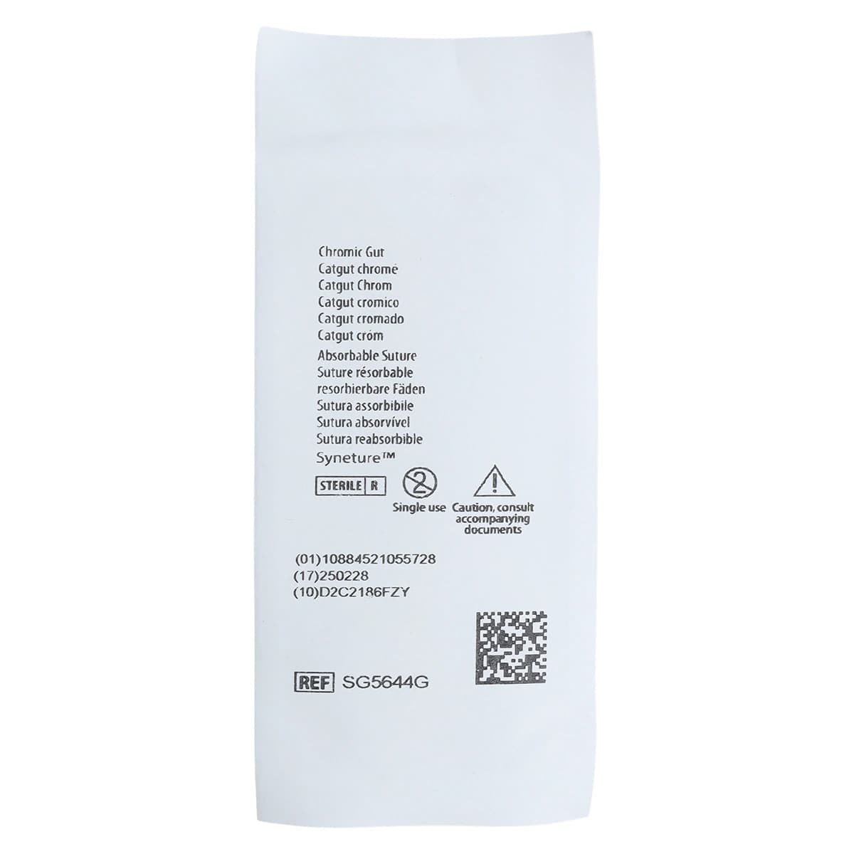 Surgigut Chromic Gut Suture, 4-0, 18", P-13 Premium Reverse Cutting 3/8 Circle Needle 13mm, Undyed, 12/Package thumbnail 4