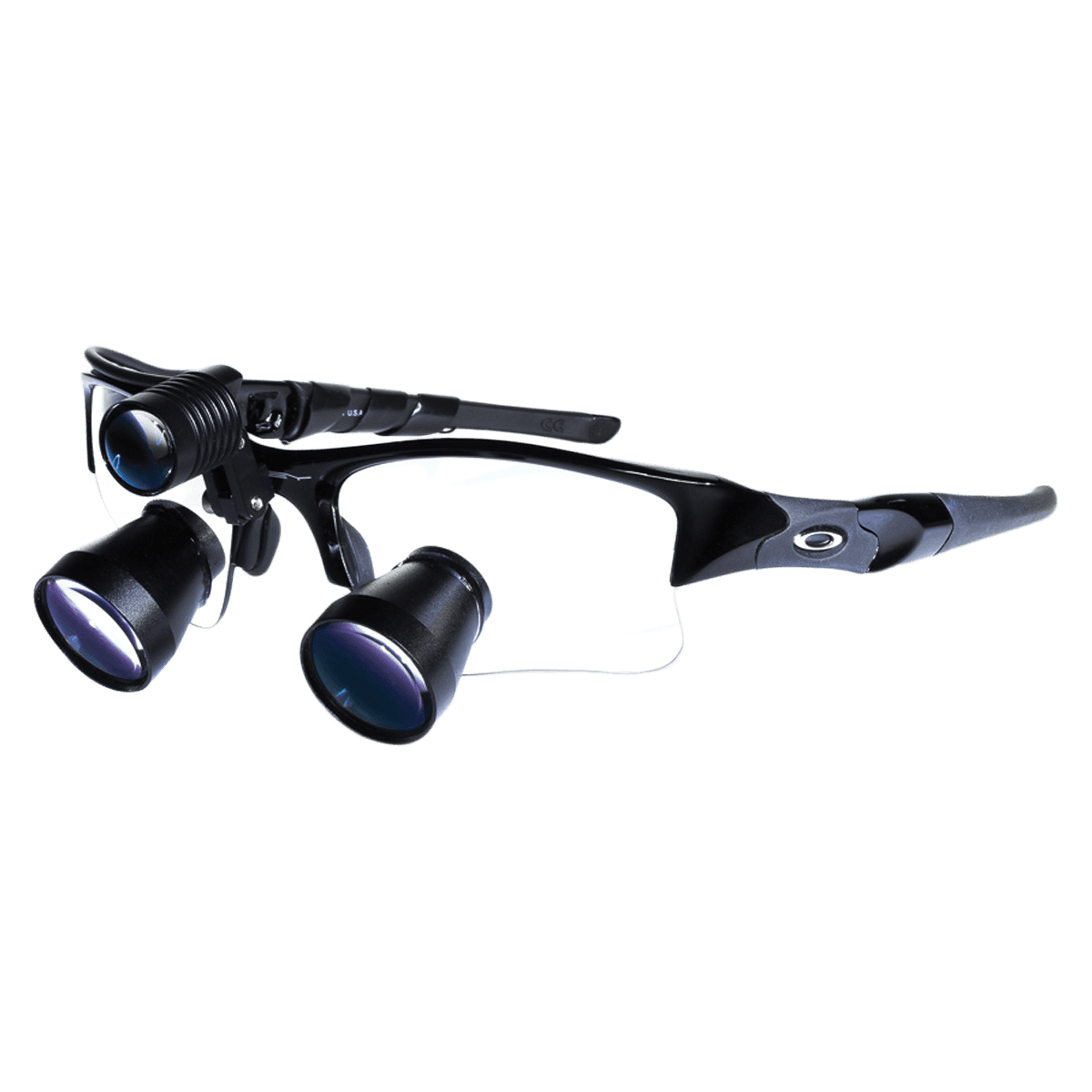 Epic Loupes with Oakley Frame, Binocular, 3.3x Magnification, 01KT8PD57V0TR9WDFF6KCJR23J - Epic Loupes w/ Oakley Frame - Image 1