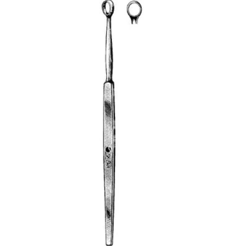 Sklar Fox Dermal Curette, 5-1/2" Stainless Steel, Non-Sterile, Reusable, Each - Curette Fox Dermal - Image 1