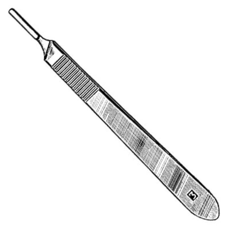 Sklar Instruments Scalpel Handle #3L, Long, 1 Each - Scalpel Handle 3L 1/Ea - Image 1