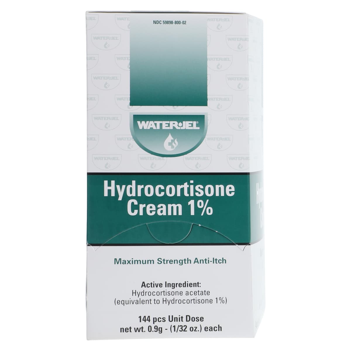 Waterjel Hydrocortisone Cream 1%, 0.9g Foil Packet, 144/Box thumbnail 7