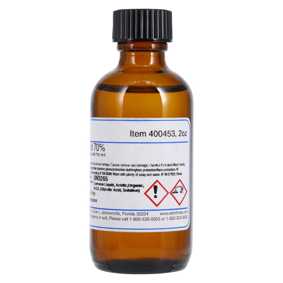 Glycolic Acid Reagent 70% Solution, 2 oz Bottle thumbnail 2