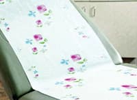 Graham Medical Exam Table Paper, Crepe, Rose Garden Pattern, 21 in x 125 ft, 12 Rolls/Case - Table Paper Crepe Rose Garden - Image 1
