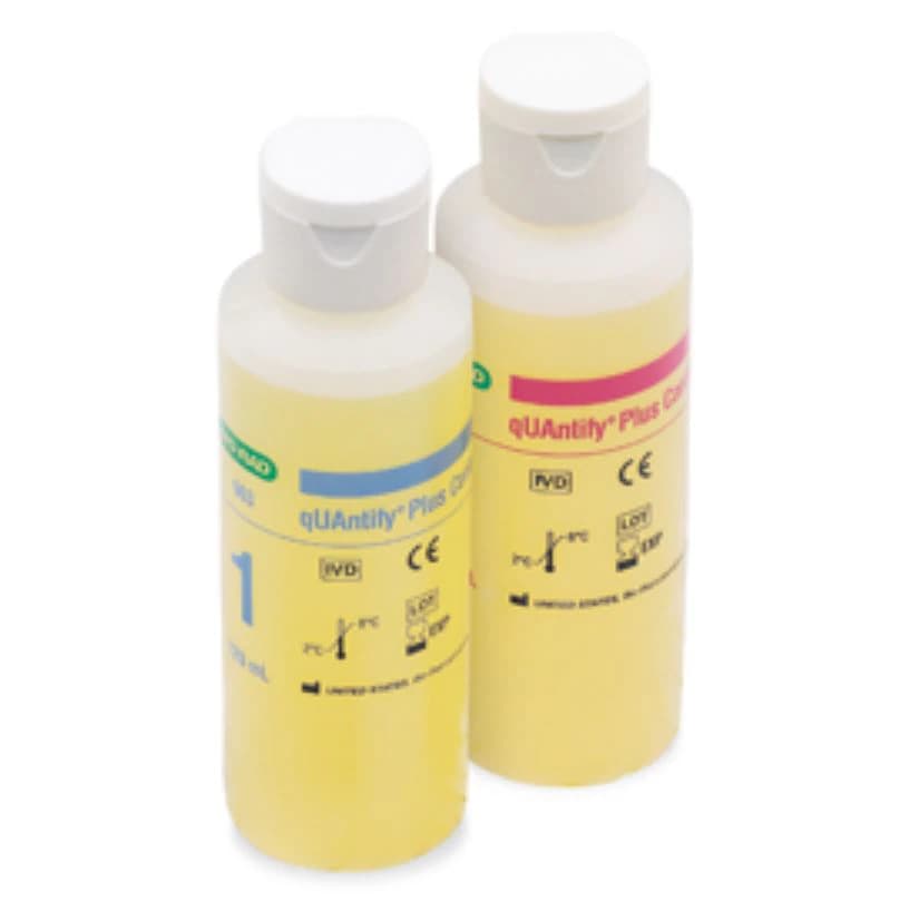 Bio-Rad qUAntify Plus Urine Level 1-2 Control for Dipstick/Microscopy Tests, 4 x 120 mL Box - Quantify Plus Level I+ii - Image 1