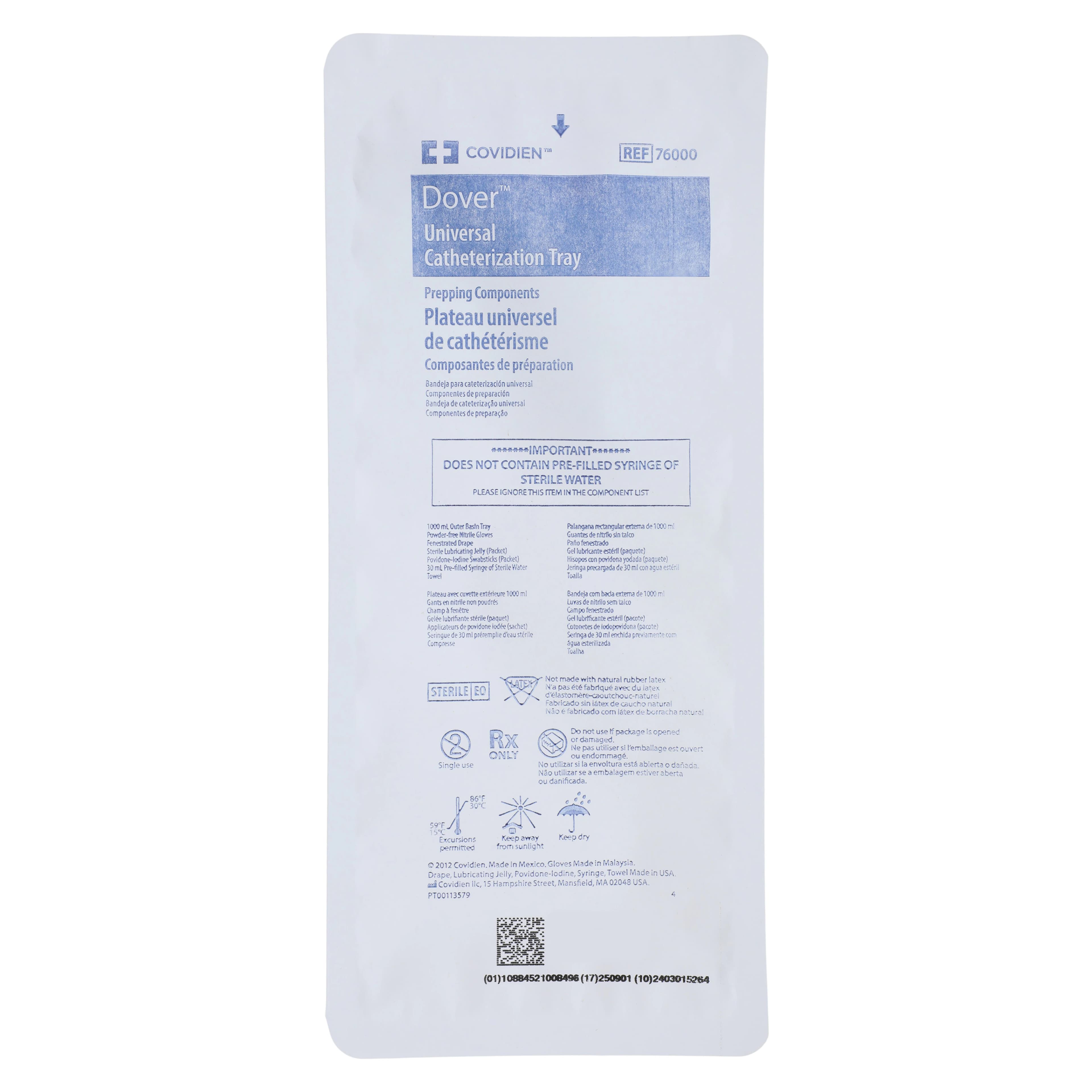 Dover Catheter Insertion Tray, 30cc, Cardinal Health - Tray Cath Insertion - Image 1