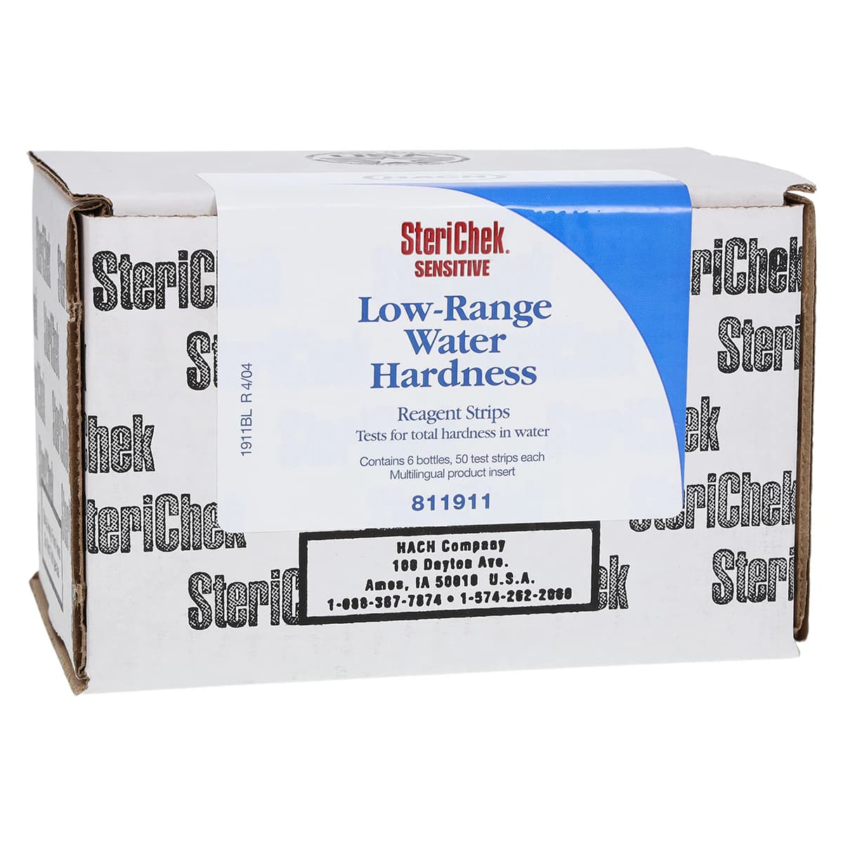 SteriChek Water Hardness Test Kit, Sensitive Low Range, 300 Tests/Case - Water Hardness Kit - Image 1