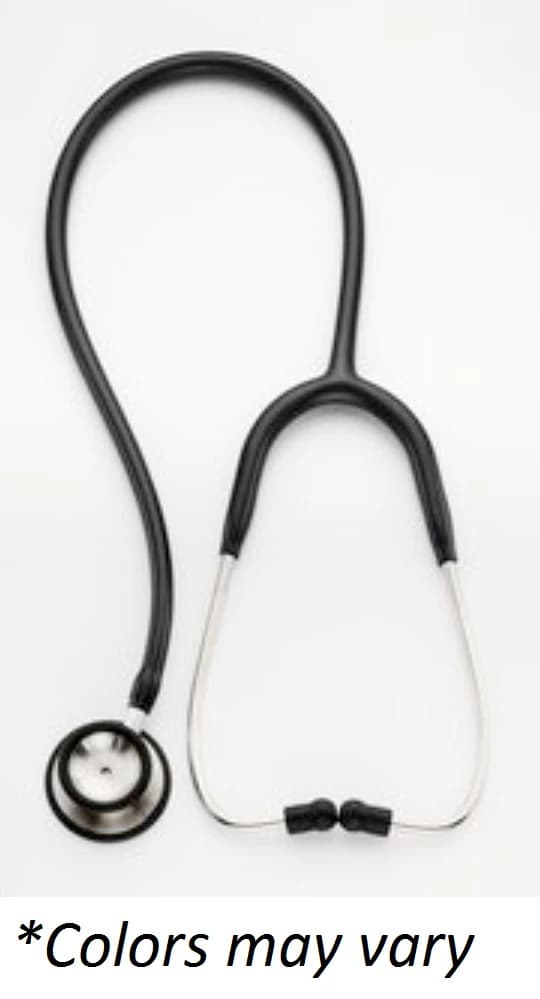 Welch-Allyn Professional Adult Double-Head Stethoscope, Blue, Single Lumen Tubing - Stethoscope Double Head Adult - Image 1