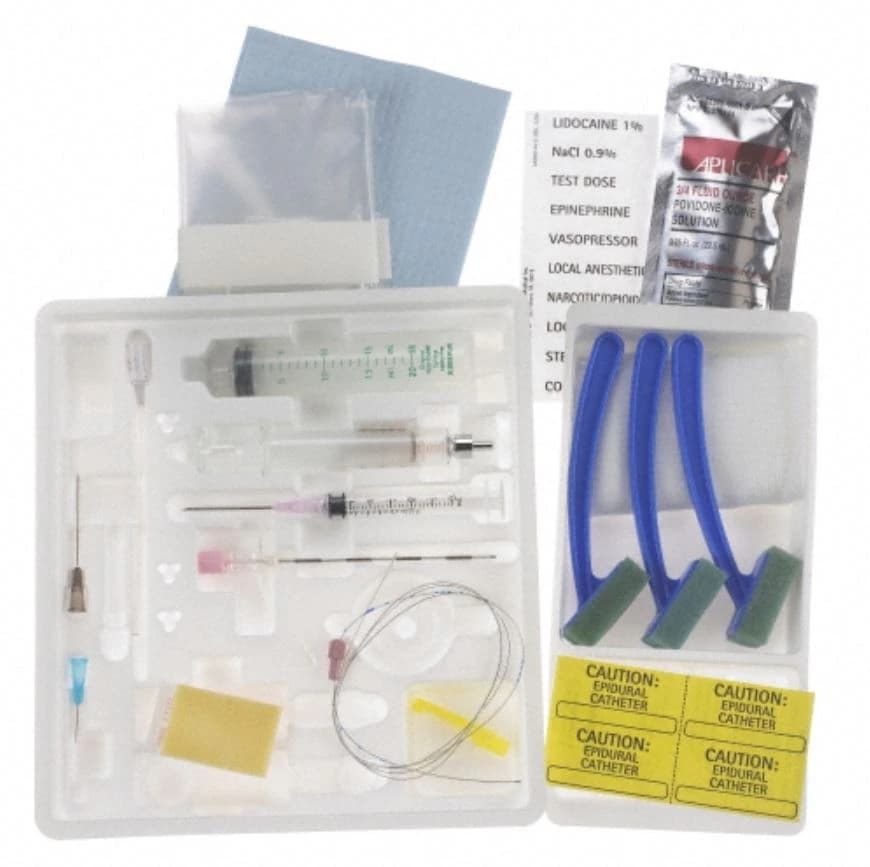 B. Braun Perifix Epidural Tray with Tuohy Needle - Epidural Tray Tuohy - Image 1