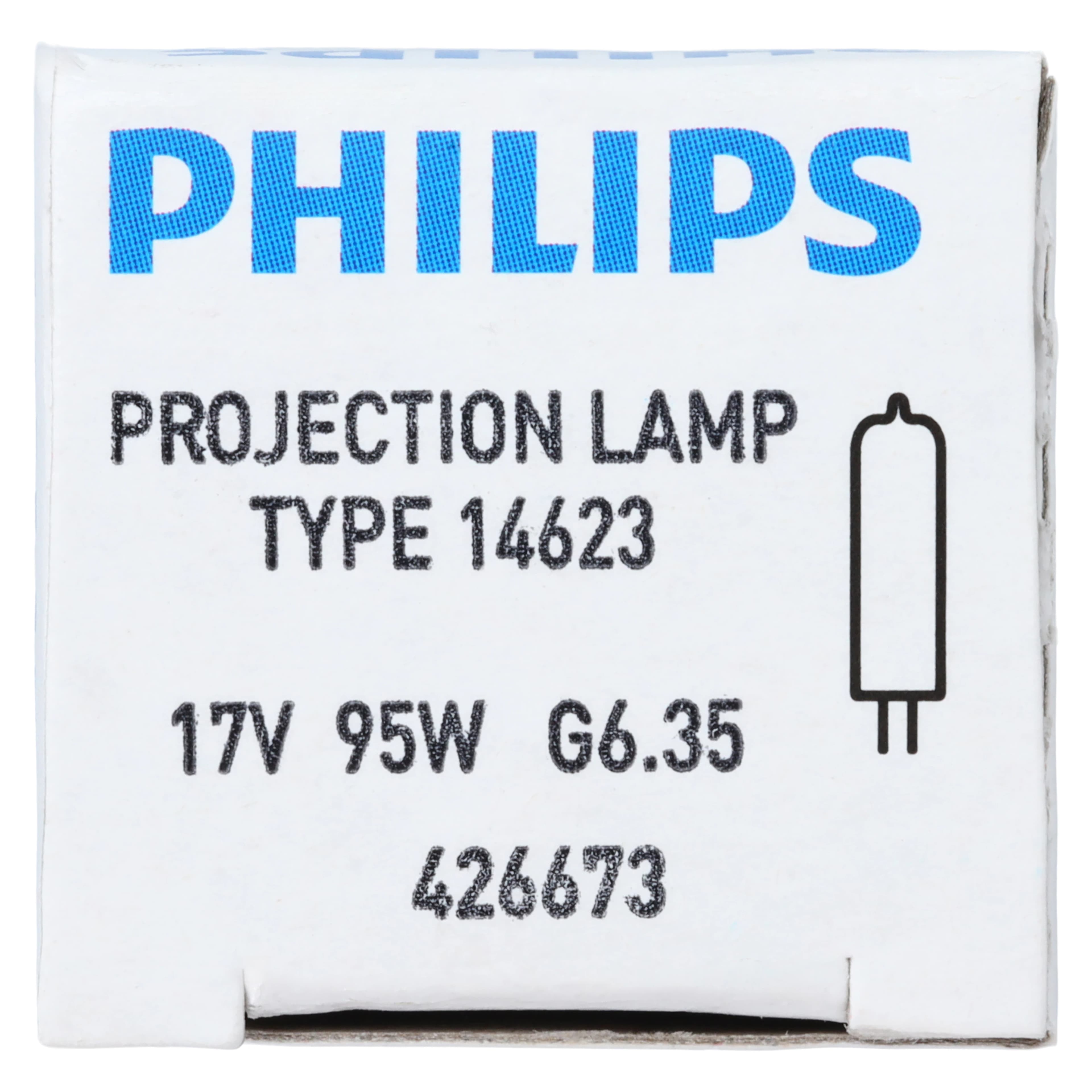 A-dec Operatory Light Halogen Bulb, 95W, 17V, T4, G6.35 2-Pin, 2 in, Clear, 041.709.00 thumbnail 3